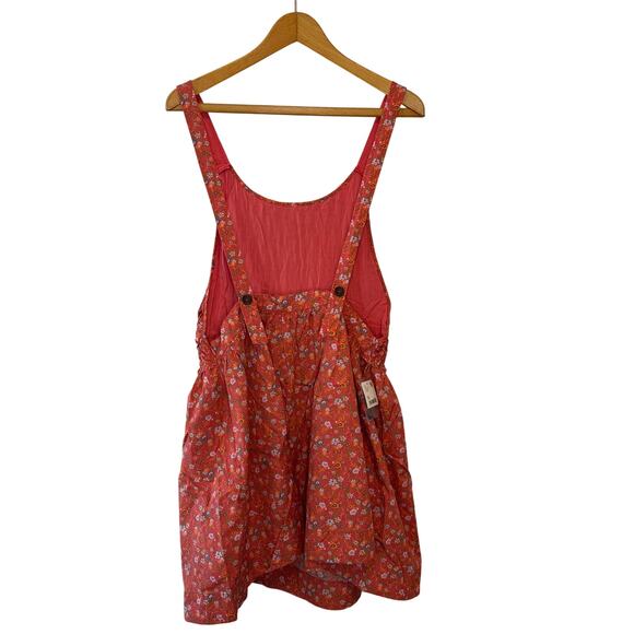 Free People NWT Petunia Poppy Combo Floral Print Mini Dress Size Medium - Picture 6 of 11